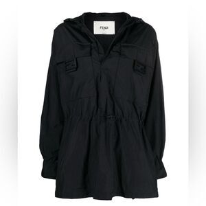 Fendi Women's drawstring-hood jacket